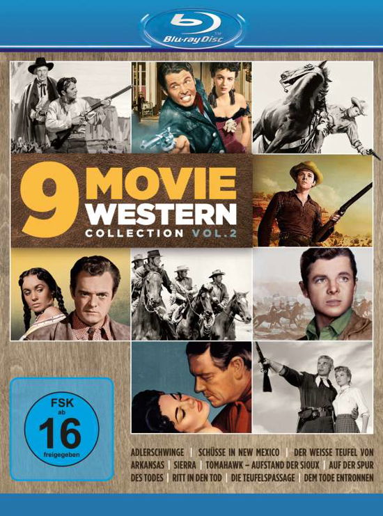 Audie Murphy,walter Matthau,van Heflin · 9 Movie Western Collection-vol.2 (Blu-ray) (2020)