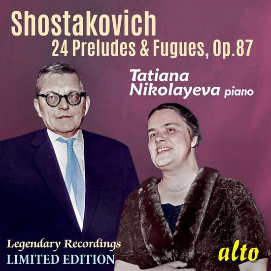 Shostakovich 24 Preludes & Fugues - Tatiana Nikolayeva - Musiikki - ALTO CLASSICS - 5055354425073 - maanantai 6. huhtikuuta 2015