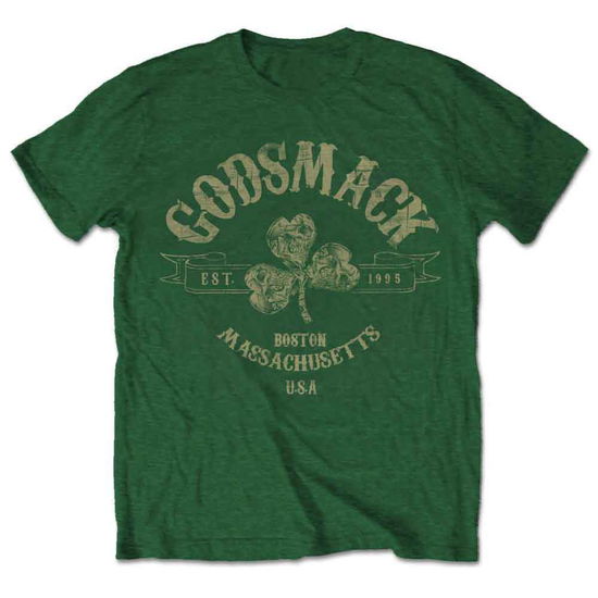 Godsmack Unisex T-Shirt: Celtic (Forest Green) - Godsmack - Gadżety - Bandmerch - 5055979950073 - 3 listopada 2022