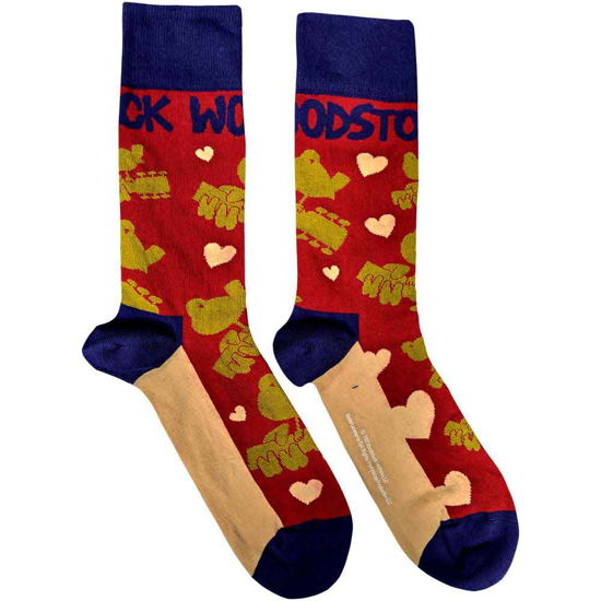 Cover for Woodstock · Woodstock Unisex Ankle Socks: Birds &amp; Hearts (UK Size 7 - 11) (Bekleidung) [size M]