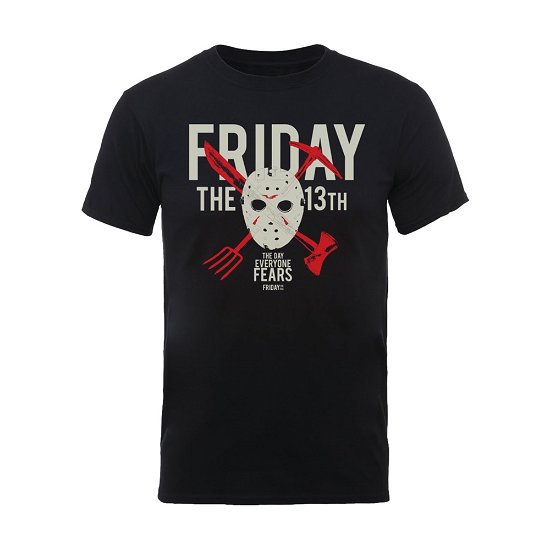 Cover for Friday the 13th · Day of Fear (T-shirt) [size M] [Black edition] (2017)