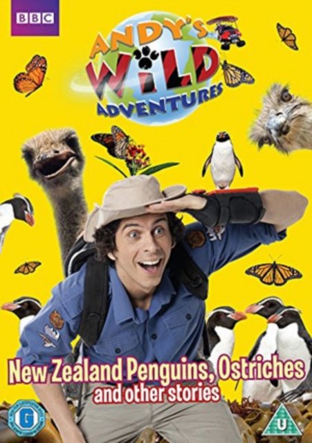 Cover for Andys Wild Adventures  New Zealand penguins Ostriches .. · Andys Wild Adventures - New Zealand Penguins Ostriches And Other Stories (DVD) (2016)