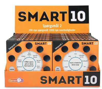 Smart 10 ekstraspørgsmål CDU12 - Games4u - Jogo de tabuleiro -  - 5704907963073 - 28 de outubro de 2021