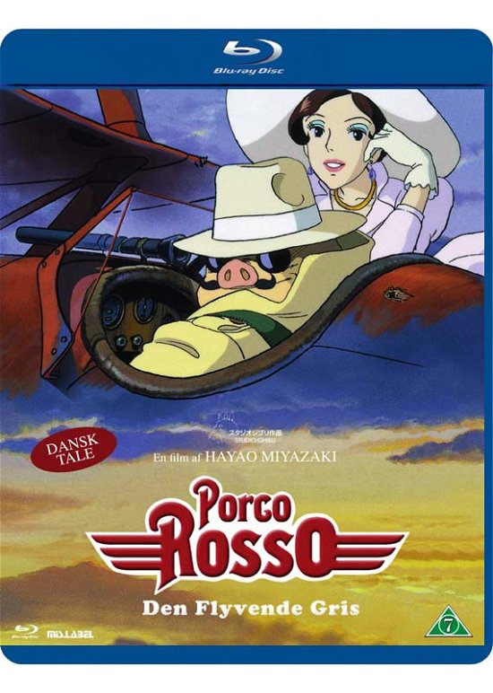 Cover for Hayao Miyazaki · Porco Rosso - Den Flyvende Gris (Blu-ray) (2018)