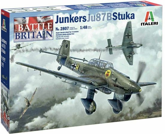 Cover for Italeri · Italeri - Junkers Ju-87b Stuka B.o.b. 80th Anniv. 1:48 (7/20) * (Spielzeug)