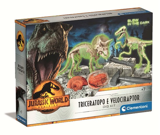 Clementoni: Scientifici Jurassic World 3 · Clementoni: Scientifici Jurassic World 3 - Triceratopo + Velociraptor (Toys)