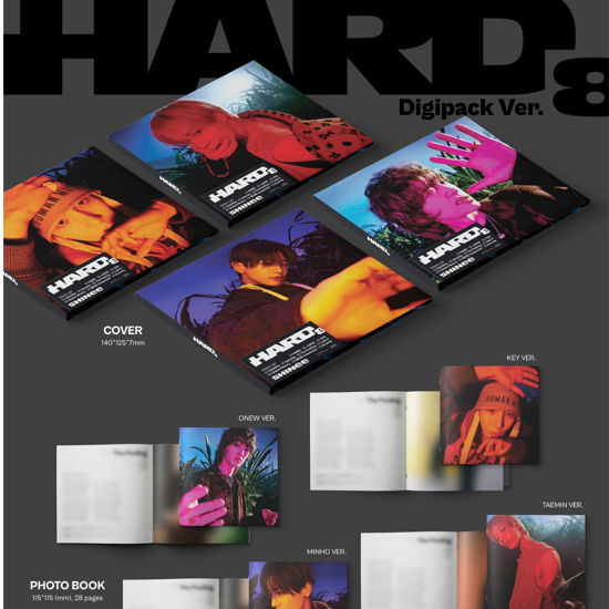 Hard (Vol. 8) - Shinee - Musiikki - SM ENTERTAINMENT - 8804775256073 - perjantai 30. kesäkuuta 2023