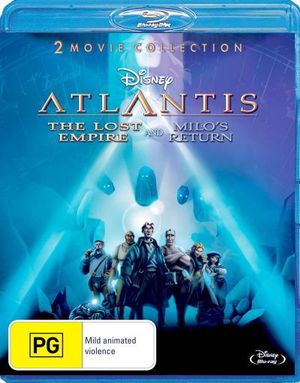 Cover for Atlantis · Atlantis: the Lost Empire and Milo's Return (2 Movie Collection) (Blu-ray) (2013)