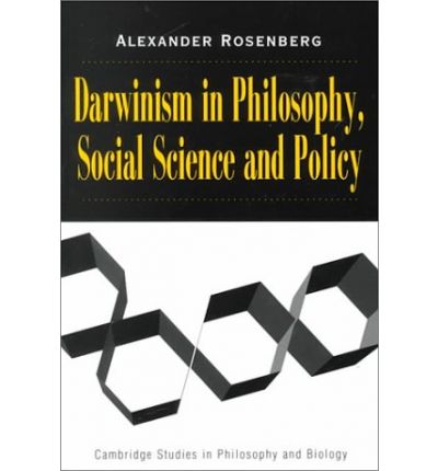 Cover for Rosenberg, Alexander (University of Georgia) · Darwinism in Philosophy, Social Science and Policy - Cambridge Studies in Philosophy and Biology (Paperback Bog) (2000)