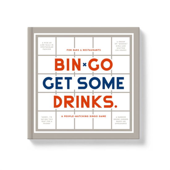 Bin-go Get A Few Drinks Bingo Book - Brass Monkey - Jogo de tabuleiro - Galison - 9780735377073 - 2 de fevereiro de 2023