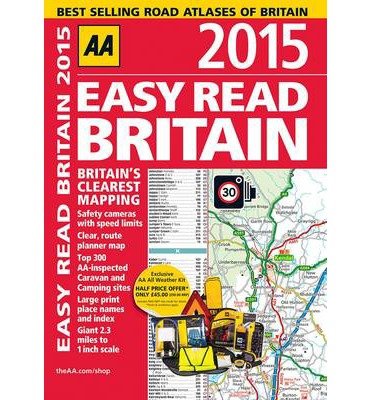 Cover for Aa Publishing · Easy Read Britain 2015 (Paperback Book) [15 Rev edition] (2014)