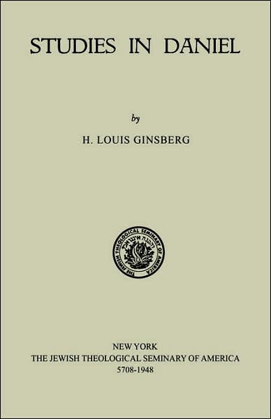 Cover for Louis H. Ginsberg · Studies in Daniel (Paperback Book) (1948)