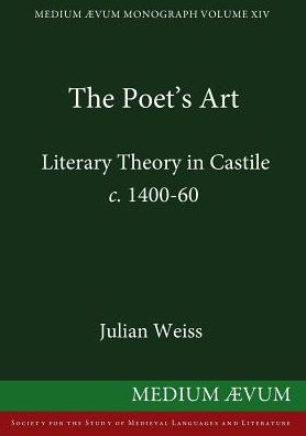 Cover for Julian Weiss · The poet's art (Book) (1990)