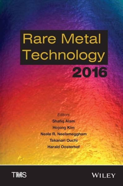 Cover for Tms · Rare Metal Technology 2016 (Hardcover bog) (2016)