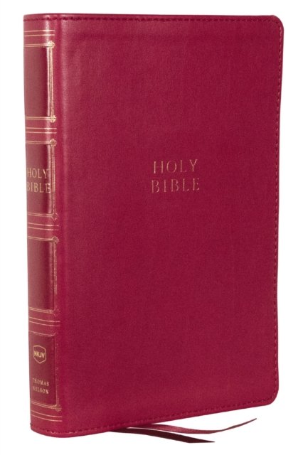 NKJV, Compact Center-Column Reference Bible, Dark Rose Leathersoft, Red Letter, Comfort Print - Thomas Nelson - Bøger - Thomas Nelson Publishers - 9781400333073 - 28. september 2023