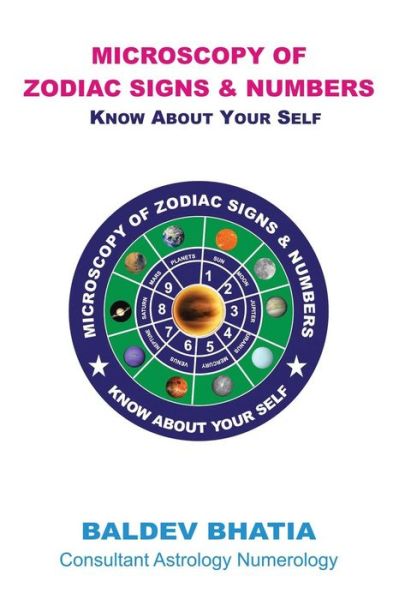 Cover for Baldev Bhatia · Microscopy of Zodiac Signs and Numbers: Know About Yourself (Paperback Book) (2015)