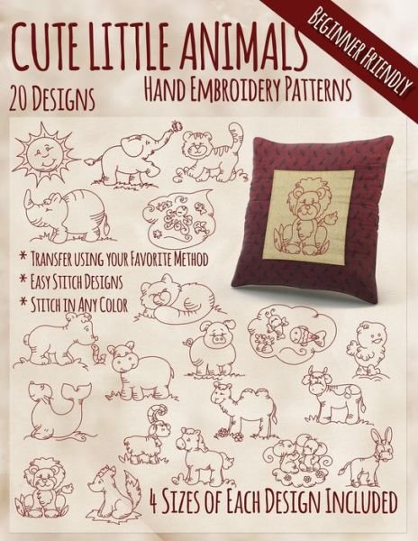 Cover for Stitchx Embroidery · Cute Little Animals Hand Embroidery Designs (Taschenbuch) (2015)