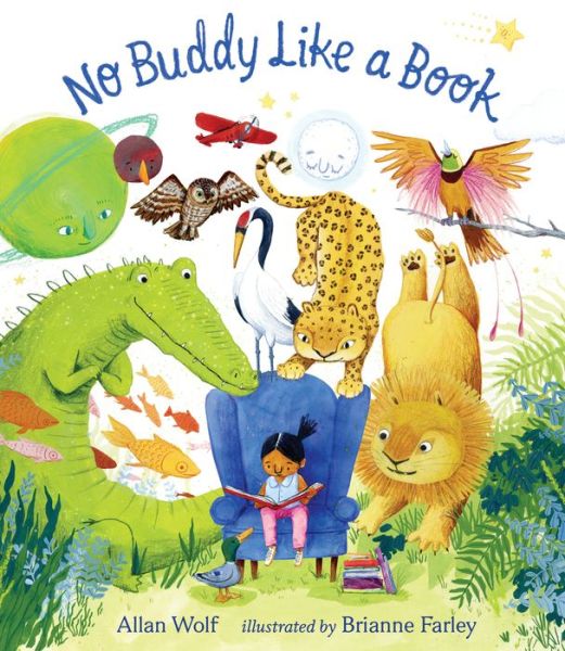 Cover for Allan Wolf · No Buddy Like a Book (Hardcover Book) (2021)