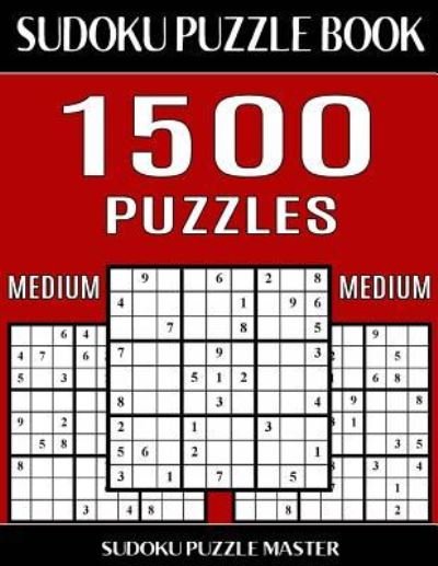 Cover for Sudoku Puzzle Master · Sudoku Puzzle Master Book, 1,500 Medium Puzzles (Paperback Book) (2017)