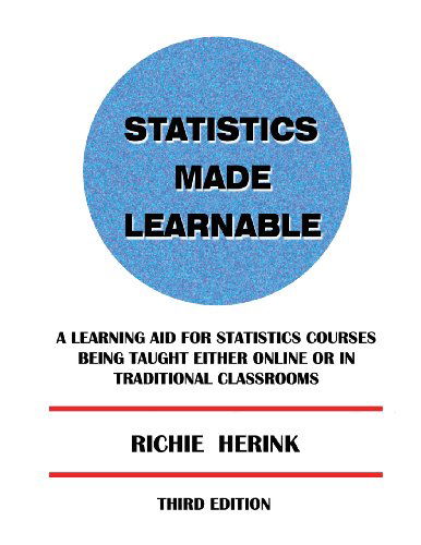 Cover for Richie Herink · Statistics Made Learnable (Paperback Book) (2013)