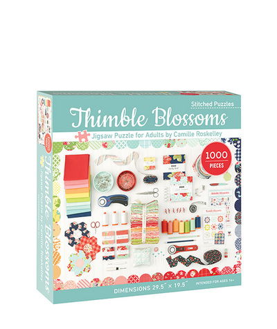 Cover for Camille Roskelley · Thimble Blossoms Jigsaw Puzzle for Adults: 1000 Pieces, Dimensions 29.5  x 19.5 (Orakel-Karten) (2020)