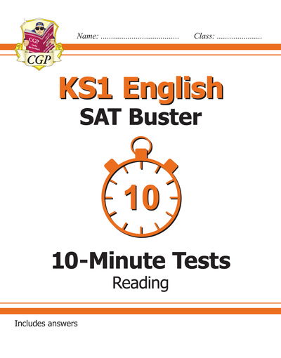 Cover for CGP Books · KS1 English SAT Buster 10-Minute Tests: Reading (Taschenbuch) (2025)