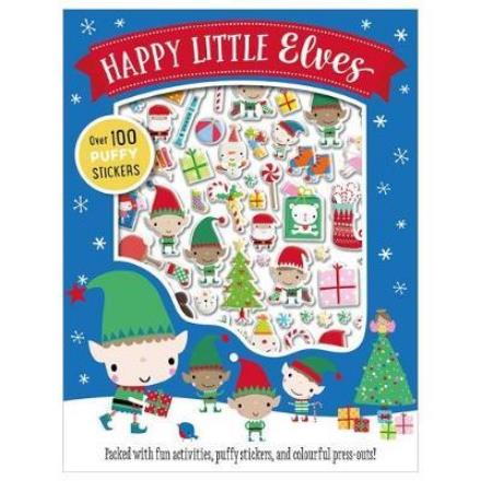 Cover for Dawn Machell · Happy Little Elves Puffy Sticker Activity (Paperback Book) (2017)