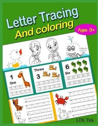 Cover for Lek Tlek · Letter Tracing and Coloring (Paperback Book) (2018)