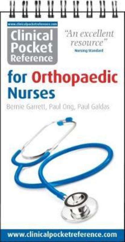 Cover for Bernie Garrett · Clinical Pocket Reference for Orthopaedic Nurses - Clinical Pocket Reference (Paperback Book) (2017)