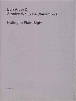 Cover for Ben Alper · Hiding in Plain Sight: (HaFI 012) (Pocketbok) (2020)