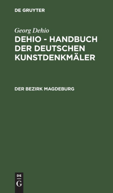 Cover for No Contributor · Der Bezirk Magdeburg (Hardcover bog) (1974)