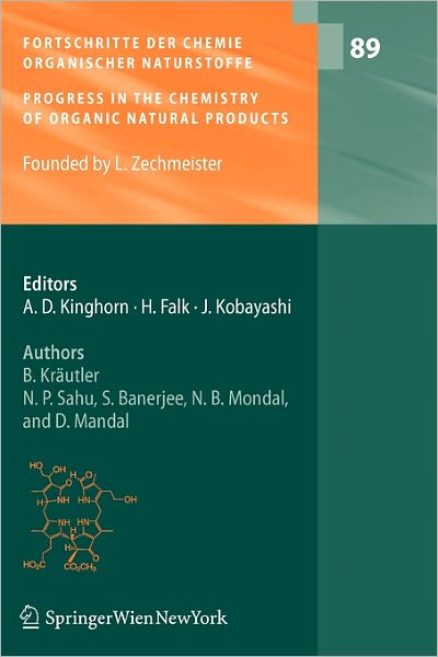 Cover for Bernhard Krautler · Fortschritte der Chemie organischer Naturstoffe / Progress in the Chemistry of Organic Natural Products - Fortschritte der Chemie organischer Naturstoffe   Progress in the Chemistry of Organic Natural Products (Paperback Book) [Softcover reprint of hardcover 1st ed. 2008 edition] (2010)