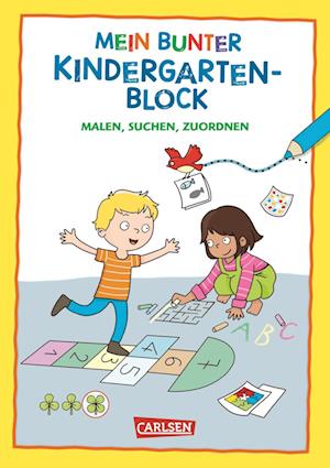 Cover for Hanna Sörensen · Rätseln für Kita-Kinder: Mein bunter Kindergarten-Block: Malen, suchen, zuordnen (Book) (2024)