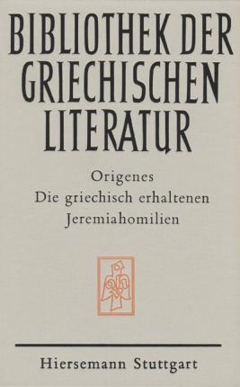 Cover for Origenes · Die griechisch erhaltenen Jere (Book)