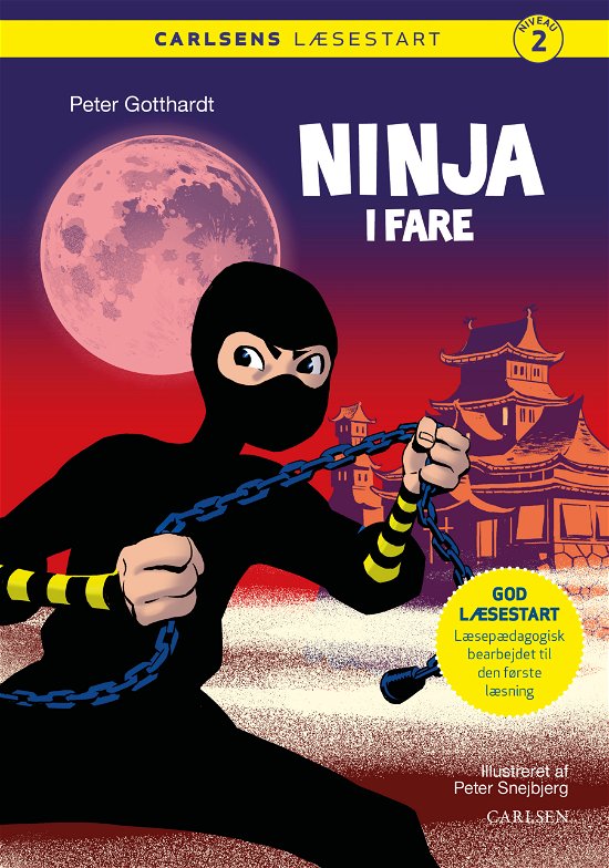 Cover for Peter Gotthardt · Carlsens Læsestart: Carlsens Læsestart: Ninja i fare (Bound Book) [4e édition] (2024)