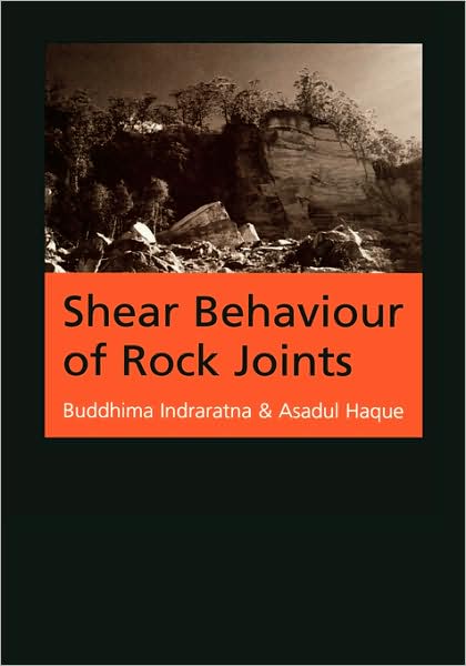 Cover for Asadul Haque · Shear Behaviour of Rock Joints (Hardcover Book) (2000)
