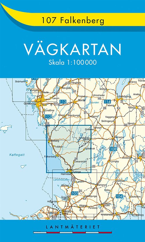 Cover for Kartförlaget · Vägkartan: Falkenberg 1:100.000 (Hardcover bog) (2011)