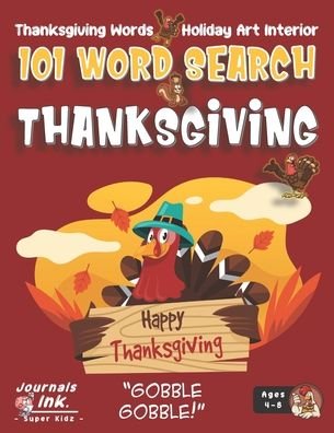 Thanksgiving Word Search Book for Kids Ages 4-8 - Sk - Bøger - Independently Published - 9798697478073 - 15. oktober 2020