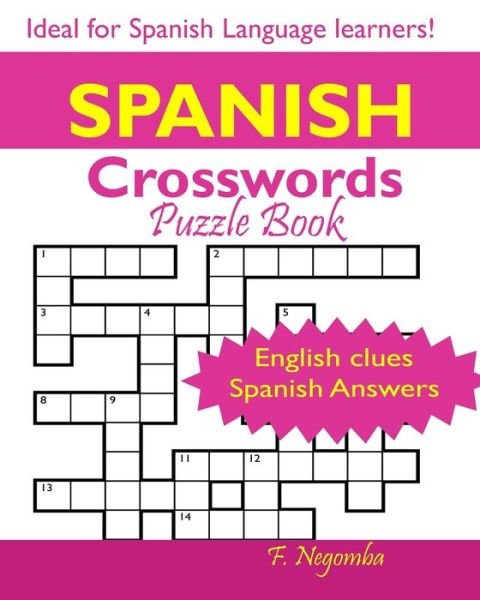 Cover for F Negomba · SPANISH Crosswords Puzzle Book (Paperback Bog) (2021)