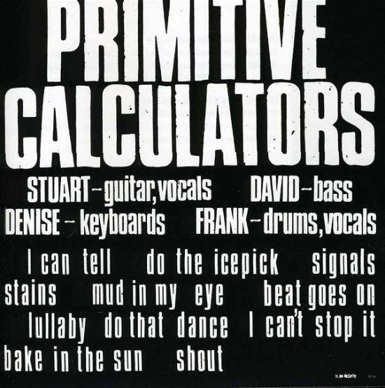 Cover for Primitive Calculators (CD) (2013)