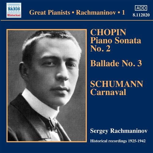 Solo Piano Recordings 1 - Sergei Rachmaninov - Muziek - NAXOS HISTORICAL - 0636943202074 - 2 maart 2009