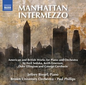Cover for Biegel,jeffrey / Brown University Orchestra · Manhattan Intermezzo (CD) (2016)