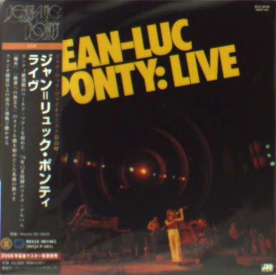 Cover for Jean-Luc Ponty · Live * (CD) [Japan Import edition] (2009)