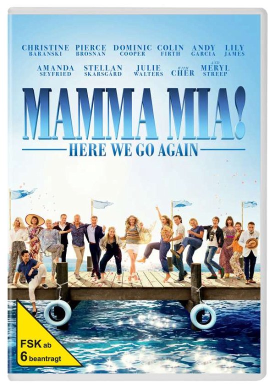 Cover for Meryl Streep,lily James,amanda Seyfried · Mamma Mia: Here We Go Again! (DVD) (2018)