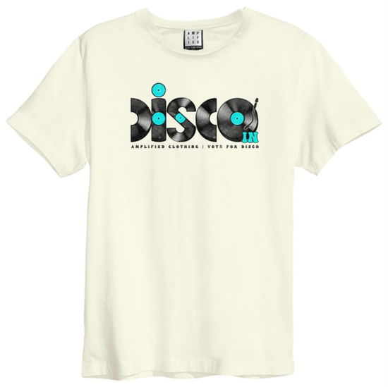 Cover for House of Amplified · Disco Discs Amplified Vintage White Small T Shirt (T-shirt)