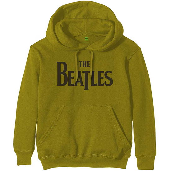 The Beatles Unisex Pullover Hoodie: Drop T Logo - The Beatles - Fanituote - MERCHANDISE - 5056170667074 - maanantai 30. joulukuuta 2019