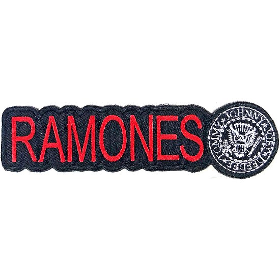 Ramones Standard Woven Patch: Logo & Seal - Ramones - Marchandise -  - 5056368642074 - 