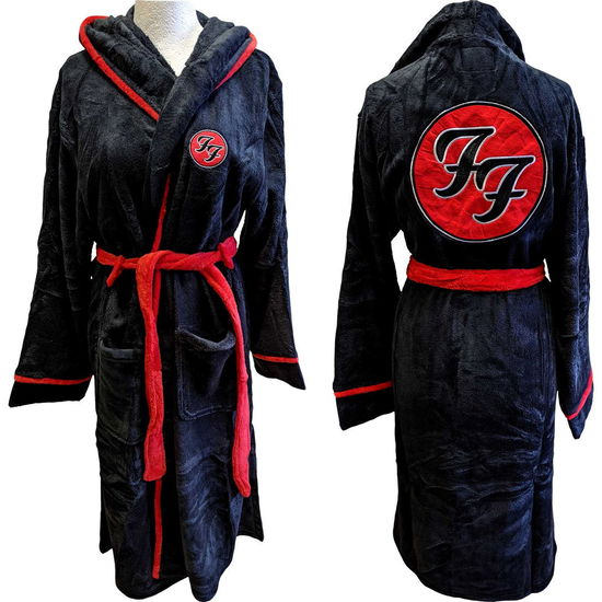 Foo Fighters Unisex Bathrobe: FF Logo  (Large - X-Large) - Foo Fighters - Koopwaar -  - 5056561027074 - 