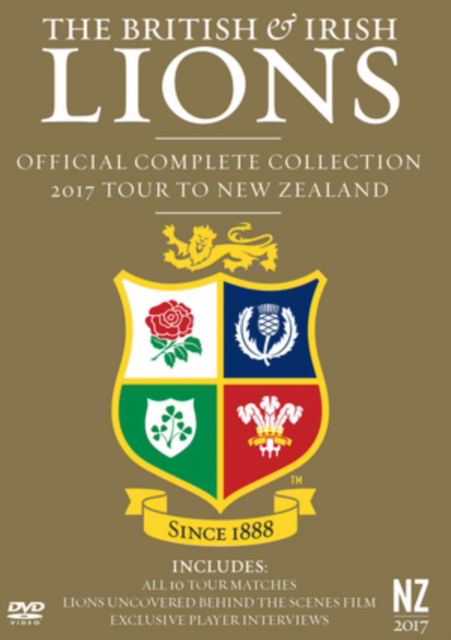 Cover for Br Lions Complete Nz Tour 2017 · The British and Irish Lions Official Complete Collection 2017 Tour To New Zealand (DVD) (2017)
