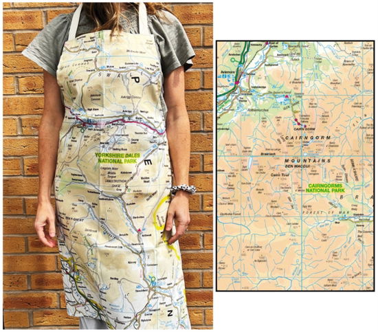 Cover for OS Map Adult Apron - Cairngorms National Park (MERCH) (2025)